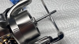 既存のドラグユニットのピンを外してシャフトのみとする
